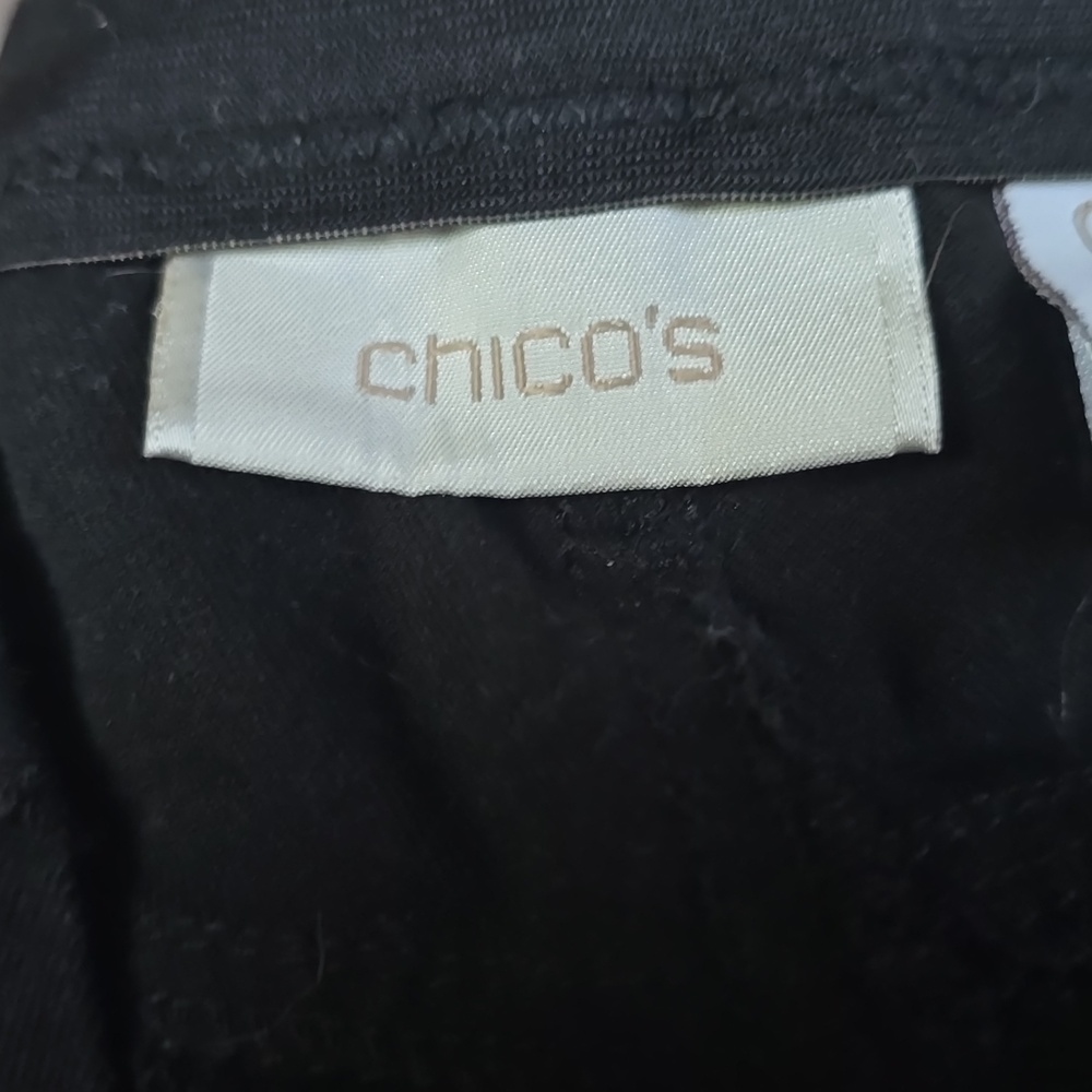 CHICO'S So Slimming Black Ankle Jeans Like New - Picture 7 of 10